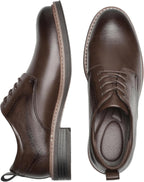 Men's Classic Cap Toe Oxford Shoes with Arch Support Coffeebrown